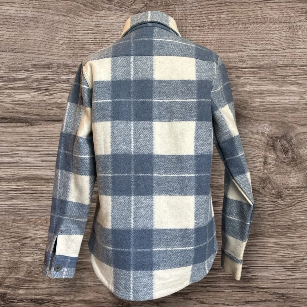Harley-Davidson Blue and White Plaid Utility Jacket Women’s Medium - Picture 4 of 14